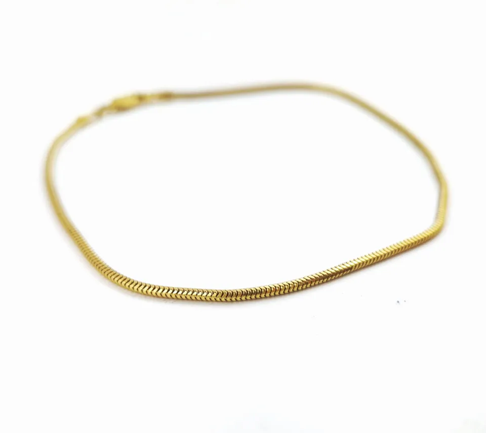 Bransoletka snake, złoto 585 żółte
